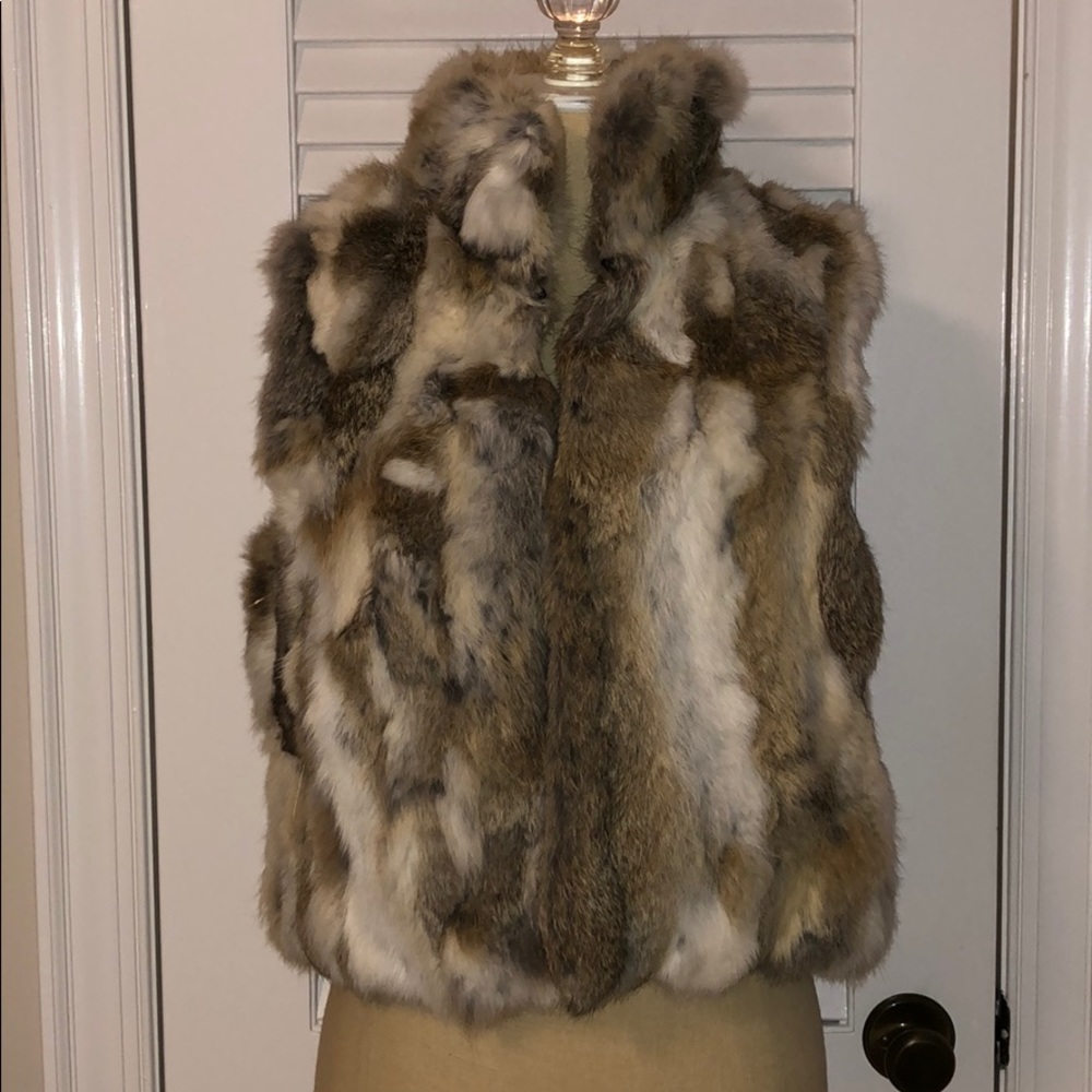 Surell Rabbit Fur Vest